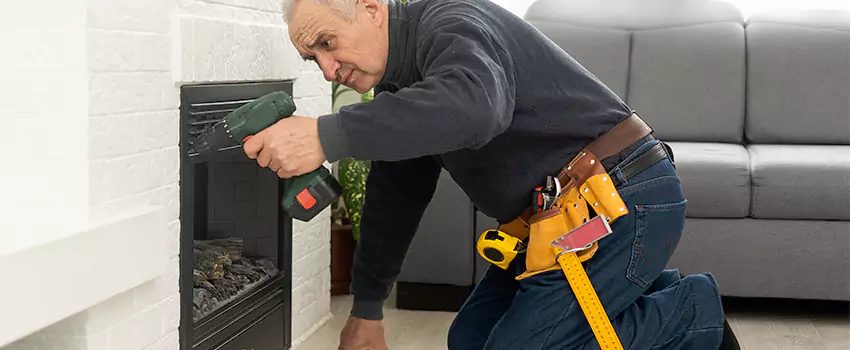 New Indoor Fireplace Installation in Bristol, Connecticut