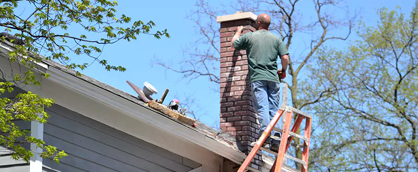 Vinyl and PVC Chimney Flashing Installation in Bristol, CT