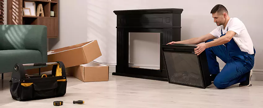 Old Rusted Metal Fireplace Repair And Replacement in Bristol, CT